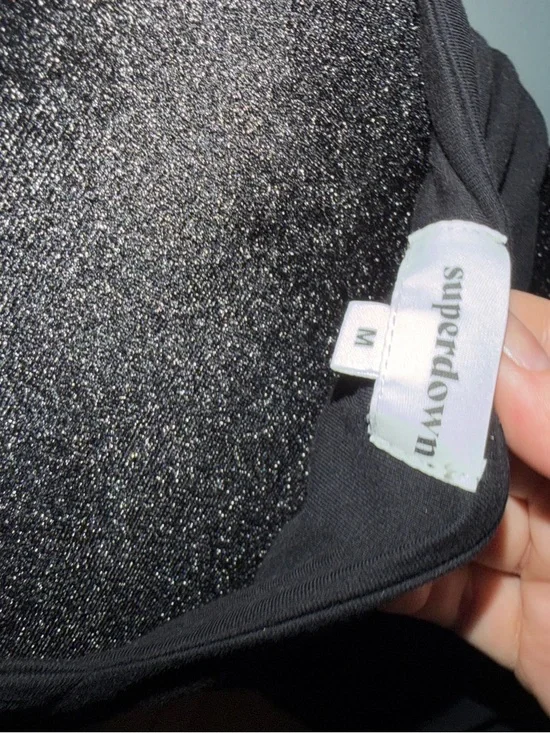 Superdown Revolve Black Cutout Ruched Mini Dress - Picture 7 of 7